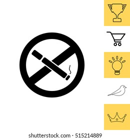 No smoking sign vector