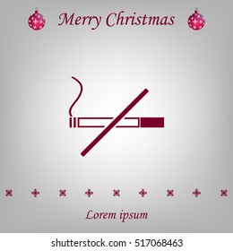 No smoking sign vector