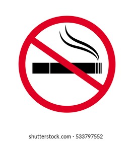 no smoking sign vector