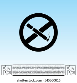 No smoking sign vector