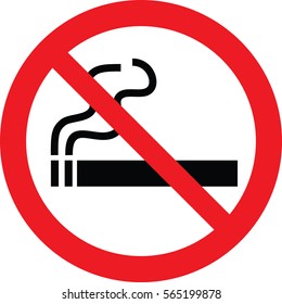 no smoking sign vector