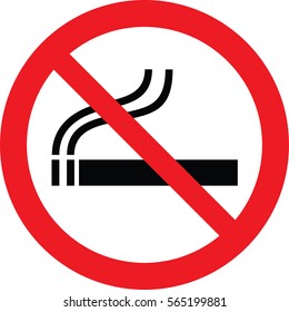 no smoking sign vector