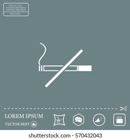 No smoking sign vector