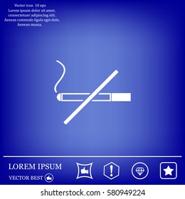 No smoking sign vector