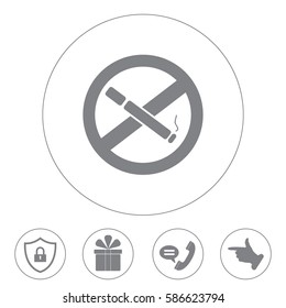 No smoking sign vector