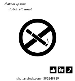 No smoking sign vector