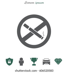 No smoking sign vector