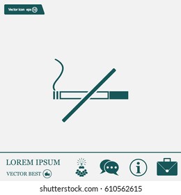 No smoking sign vector