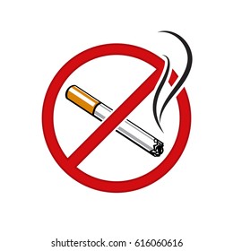 No Smoking sign vector