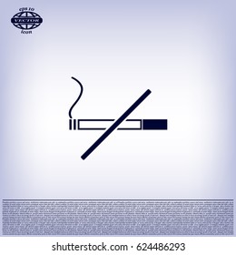 No smoking sign vector