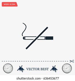 No smoking sign vector