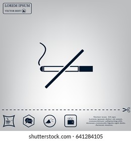 No smoking sign vector