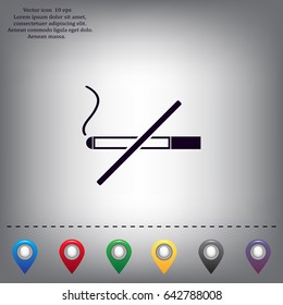 No smoking sign vector
