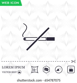 No smoking sign vector