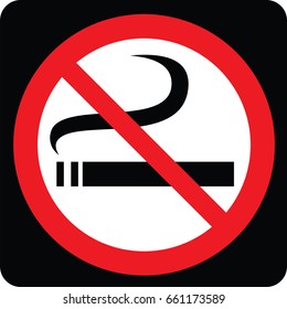 No smoking sign vector