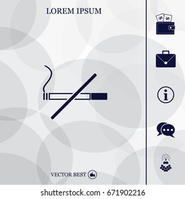 No smoking sign vector
