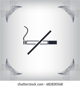 No smoking sign vector