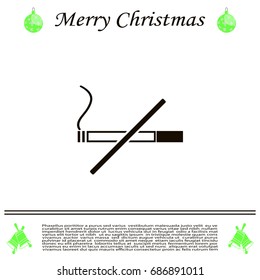 No smoking sign vector