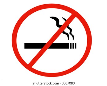 No smoking sign vector
