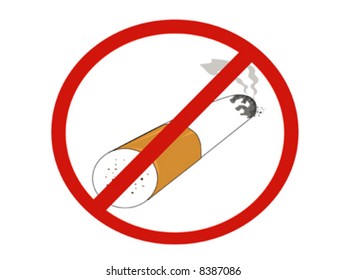 No smoking sign vector