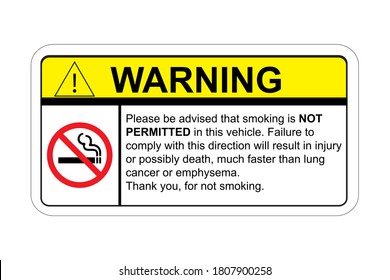 No smoking sign vector art