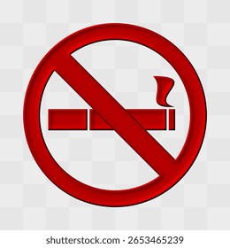 no smoking sign vector design