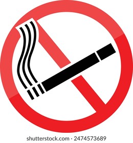 no smoking sign vector eps 10