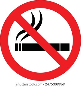 no smoking sign vector eps 10