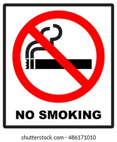 No smoking sign vector icon.