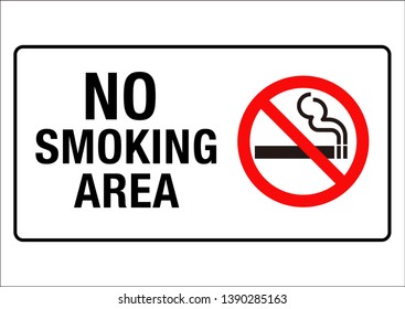 No smoking sign ,vector illustration 