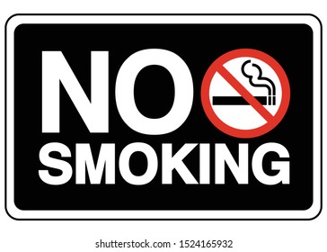 No smoking  sign, vector illustration 
Pictogram of Prohibition for smoke