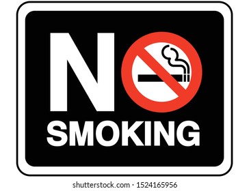 No smoking  sign, vector illustration 
Pictogram of Prohibition for smoke