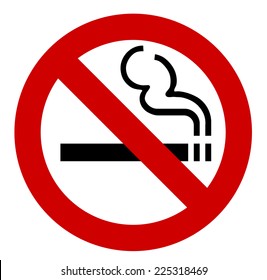 no smoking sign - vector illustration