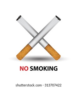 no smoking sign. vector illustration.