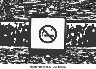 No smoking sign vector illustration