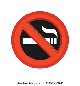 No Smoking Sign Vector Symbol Cigarette Emoji