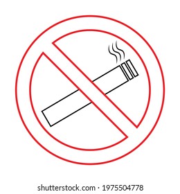 no smoking signs icons vector illustration