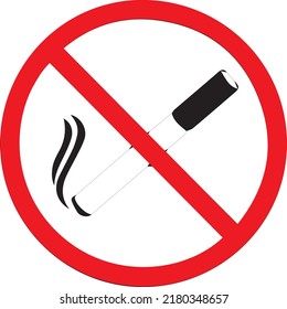 No smoking signs are made to deter people from using cigarettes, e-cigarettes, vaping instruments, and other forms of tobacco near specified establishments. No smoking area.