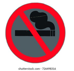 No smoking signs vector