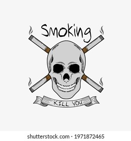 No Smoking Signsmoking Kill You Stock Vector (Royalty Free) 1971872465 ...