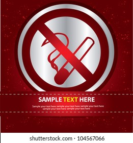 No smoking sign,Vector