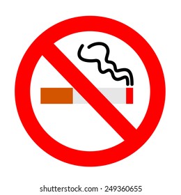 No smoking sign.vector