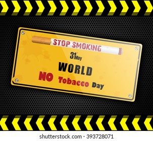 No smoking Sign.Vector