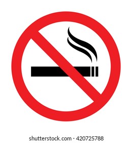 No smoking sign.Vector illustration