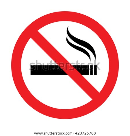 No smoking sign.Vector illustration