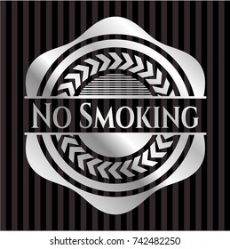 No Smoking silver emblem