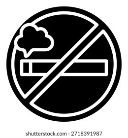 No fumar Colección de icono de Vector simple