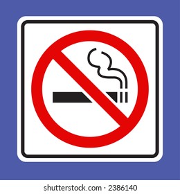 No Smoking sing - VECTOR