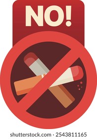 No fumar Dejar de fumar cigarrillos Tabaco de fumar Peligro Marca de precaución Signo