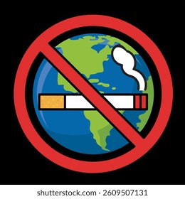 No smoking, Stop smoking, Non Smoking area sign. Smoking is injurious for health. 